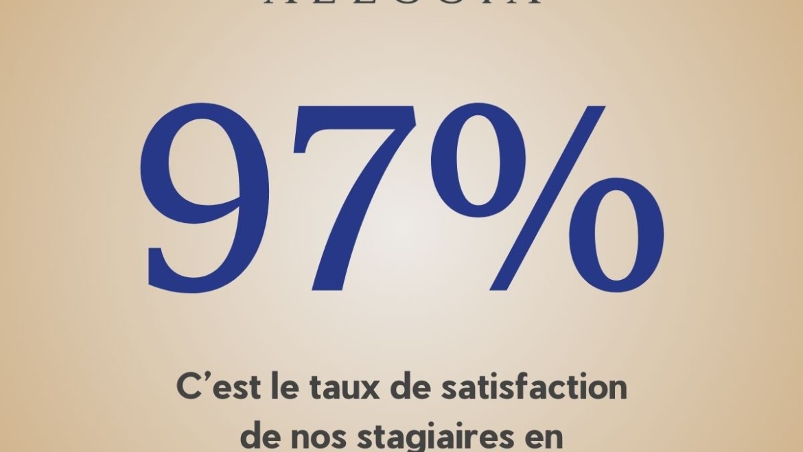 97% taux satisfaction