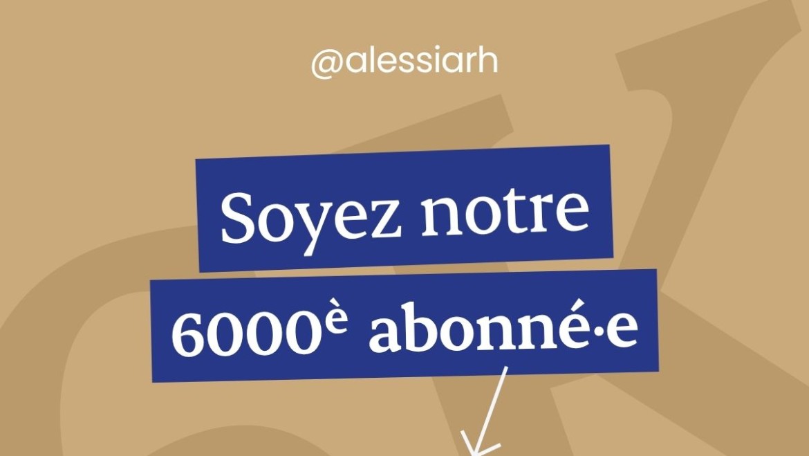 Bientôt 6000 abonnés
