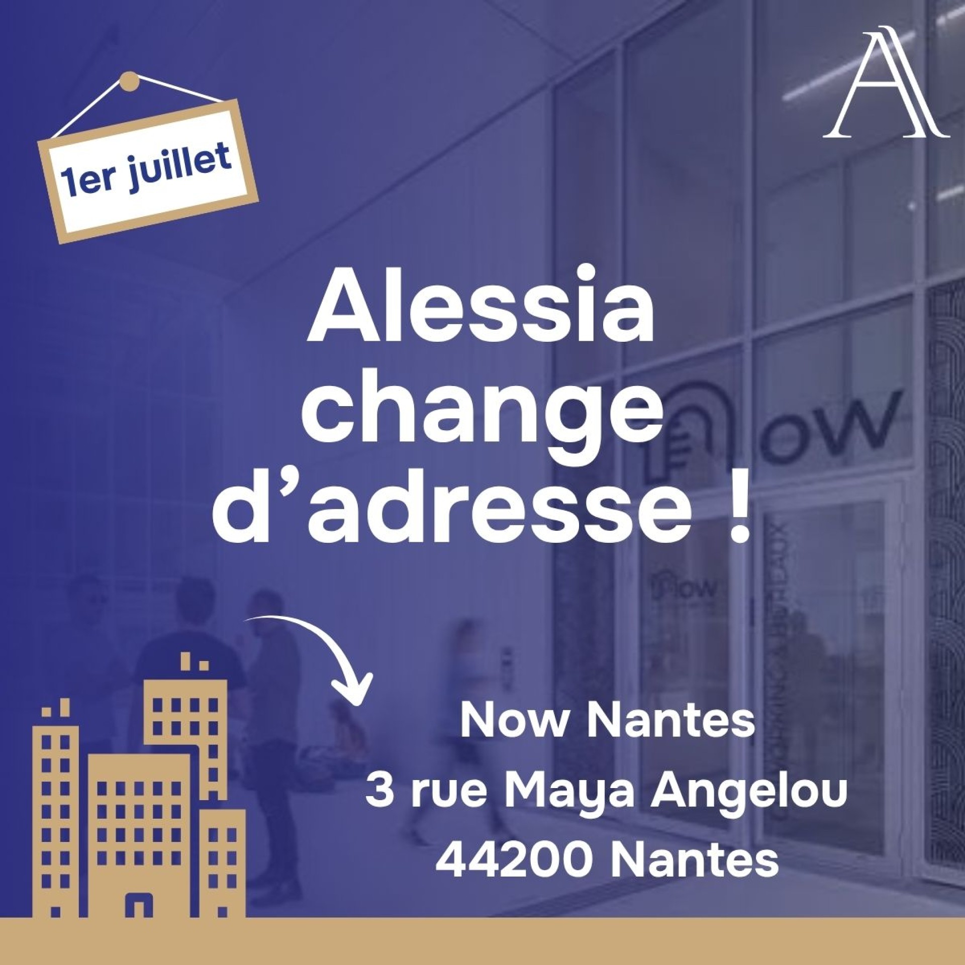 Nouvelle adresse